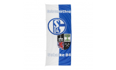 Bandiera FC Schalke 04 GE-Schalke recycelt - 150 x 400 cm